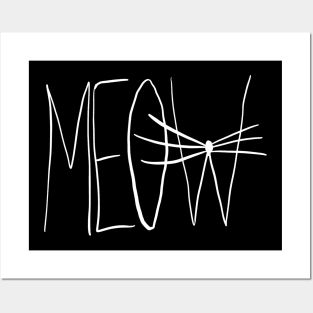 Meow Posters and Art